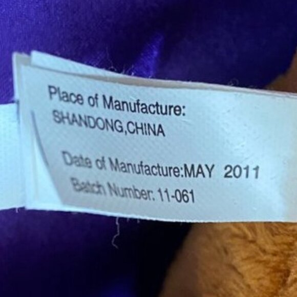 πToy Factory Scooby Doo Plush Animal May 2011 14 Inch Sitting Dog with Collar - Picture 10 of 12